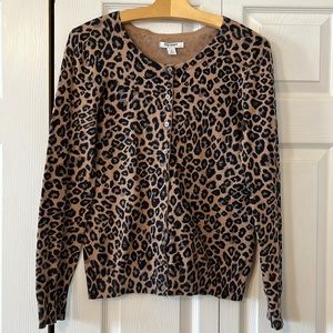 Old Navy Leopard Cardigan